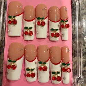Cherry Design Handmade Press-On Nails